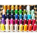 Branded Embroidery Thread Rill High Quality 50 Pices Mix Colur