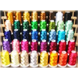 Branded Embroidery Thread Rill High Quality 50 Pices Mix Colur