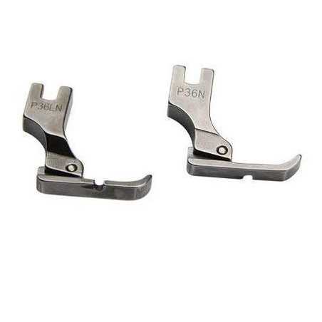 Cast Iron Unilateral Presser P36LN/P36N Industrial Flatcar Right Left Foot Zipper Sewing Machine Parts (Steel)