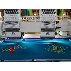 HSW 2X2424 Double Head Embroidery Machine